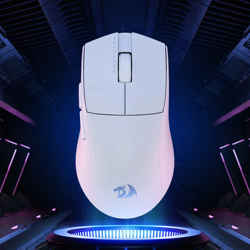 Redragon M916 PRO 1K 3-Mode Ασύρματο Ποντίκι Gaming – Λευκό