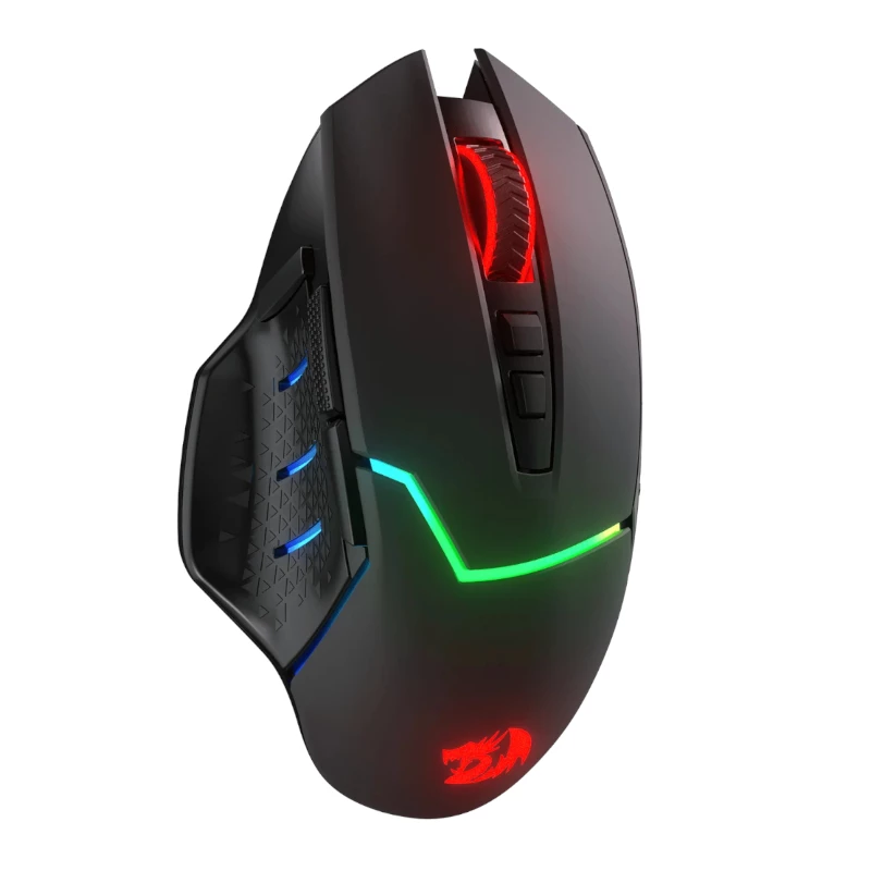 REDRAGON Mirage Pro 8000DPI RGB Ασύρματο Gaming Ποντίκι - Μαύρο