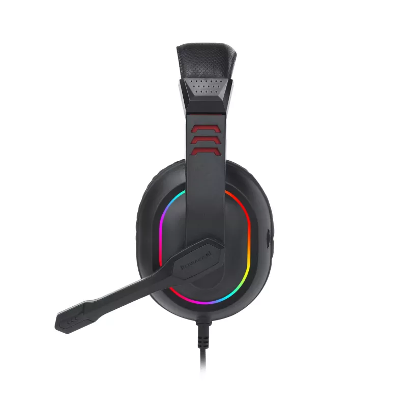 Redragon Over-Ear ARES Aux RGB Gaming Ακουστικά - Μαύρο