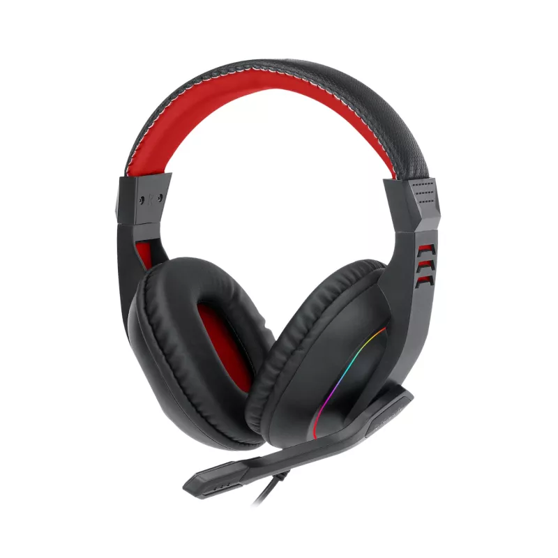 Redragon Over-Ear ARES Aux RGB Gaming Ακουστικά - Μαύρο