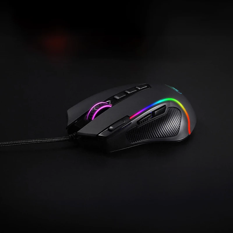 REDRAGON PREDATOR 4000DPI RGB Εργονομικό Ποντίκι Gaming - Μαύρο