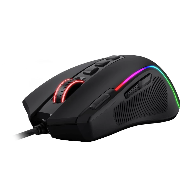 REDRAGON PREDATOR 4000DPI RGB Εργονομικό Ποντίκι Gaming - Μαύρο