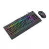Redragon S151 RGB Gaming-Σετ πληκτρολογίου και ποντικιού - Μαύρο