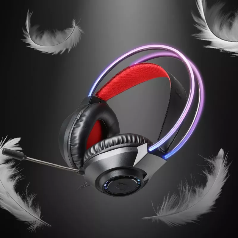 Redragon SCREAM Over-Ear RGB Ακουστικά gaming - Μαύρο