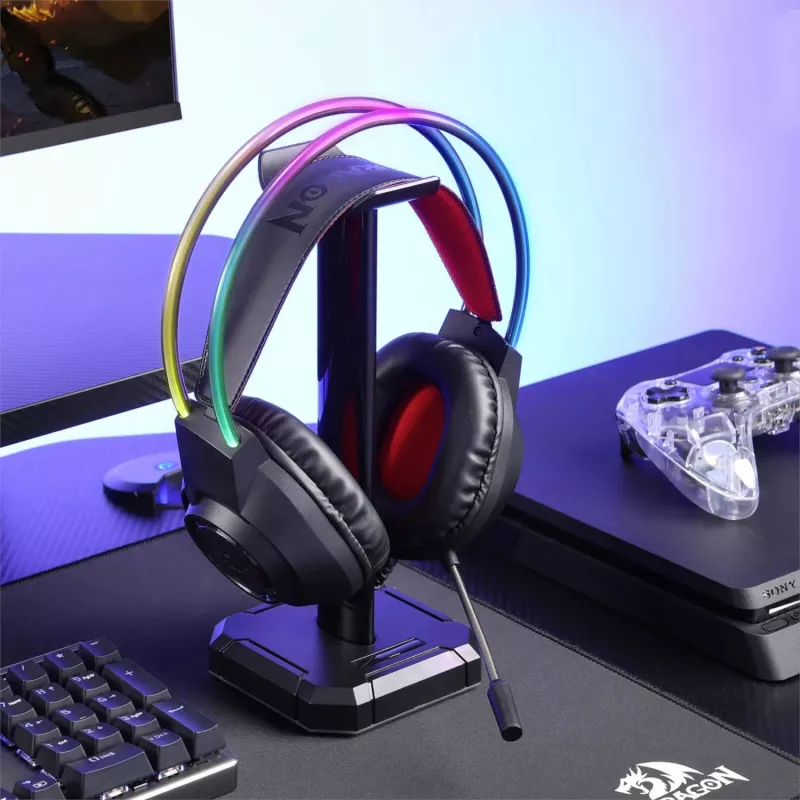 Redragon SCREAM Over-Ear RGB Ακουστικά gaming - Μαύρο