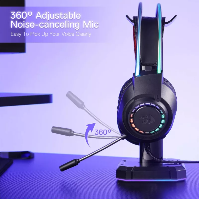 Redragon SCREAM Over-Ear RGB Ακουστικά gaming - Μαύρο
