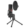 REDRAGON SEYFERT Μικρόφωνο gaming 3,5 mm jack με τρίποδο - μαύρο