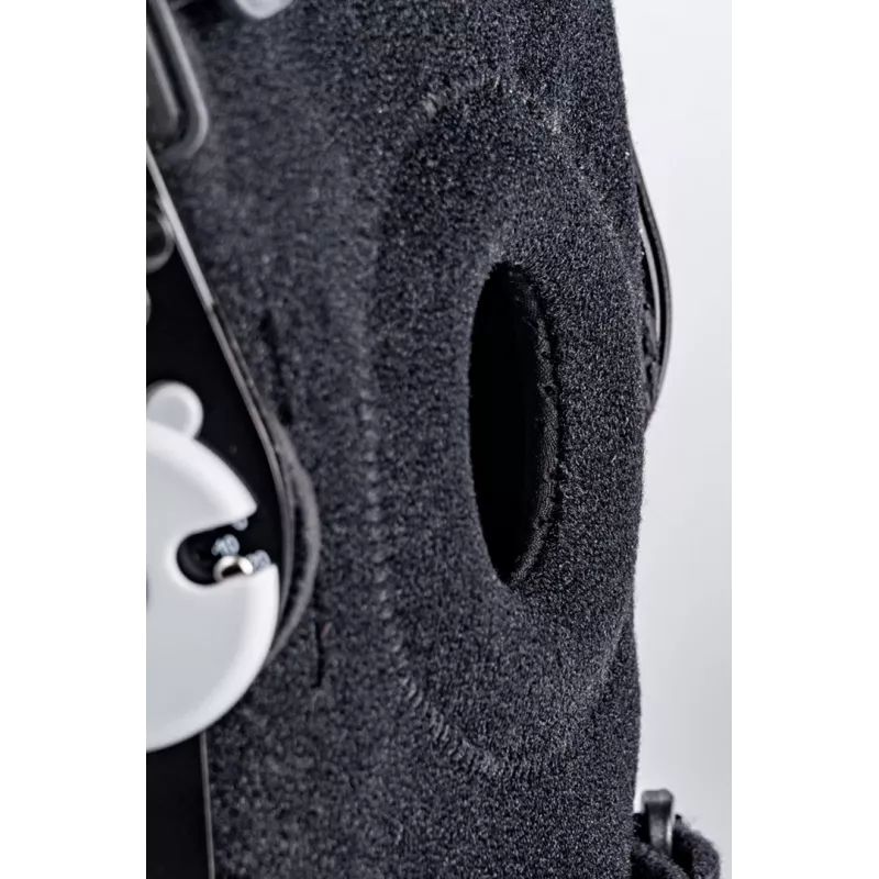 REH Stabilmax O-1241/M Ανοιχτός κοντός επίδεσμος γόνατος με επιγονατίδα, Medium, Μαύρο