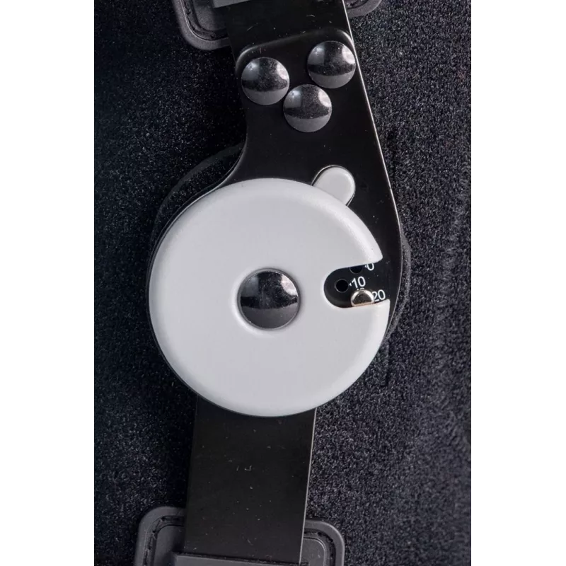 REH Stabilmax O-1241/M Ανοιχτός κοντός επίδεσμος γόνατος με επιγονατίδα, Medium, Μαύρο