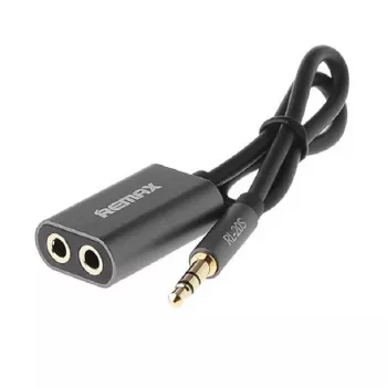 REMAX Qulmax 3,5mm Καλώδιο Share Jack RL-20S Γκρι