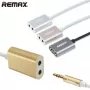REMAX Qulmax 3,5mm Καλώδιο Share Jack RL-20S Γκρι