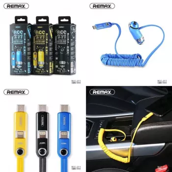 Remax Universal Cutie Φορτιστής Αυτοκινήτου RCC211 Μαύρος