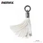 REMAX Universal Tassels Ring Καλώδιο για Micro USB - Λευκό
