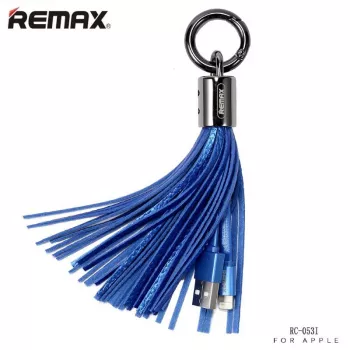 REMAX Καλώδιο Δεδομένων Universal Tassels Ring για Lightning Μπλε