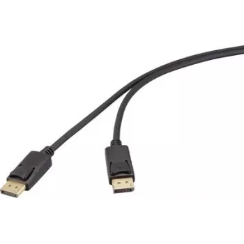 Renkforce Καλώδιο DisplayPort 2 m Μαύρο 4K UHD RF-6830474