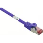 Renkforce RF-4724918 Καλώδιο patch Cat6 S/FTP RJ45, 1 m, βιολετί