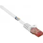 Renkforce RF-5043882 CAT 6 U/UTP καλώδιο patch, RJ45, 3 m, λευκό, χωρίς αλογόνα, προστασία γλωττίδας