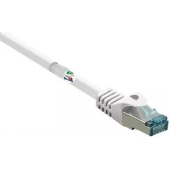 RENKFORCE RF-5043914 Καλώδιο patch Cat6a S/FTP RJ45, 1m, λευκό, LSZH