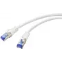 Renkforce RF-5771524 Καλώδιο δικτύου Cat6a S/FTP, 2 m, λευκό