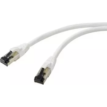 Renkforce RF-7106492 Cat 8.1 S/FTP καλώδιο patch, 2 m, λευκό