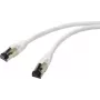 Renkforce RF-7106496 CAT 8.1 S/FTP Καλώδιο patch RJ45, 5 m, Λευκό