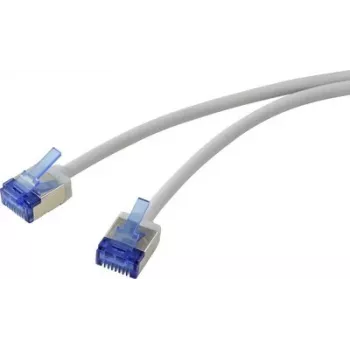 Renkforce RF-7116934 Cat6a U/FTP Slim Καλώδιο δικτύου patch 10m Γκρι