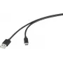 Renkforce USB 2.0 καλώδιο USB-A σε USB-C 1m μαύρο RF-6830420