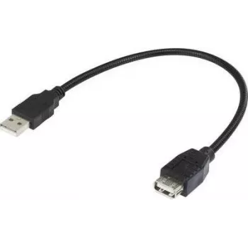 Renkforce Καλώδιο επέκτασης USB 2.0 με εύκαμπτο λαιμό 0,16 m μαύρο 1333151