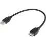 Renkforce Καλώδιο επέκτασης USB 2.0 με εύκαμπτο λαιμό 0,16 m μαύρο 1333151