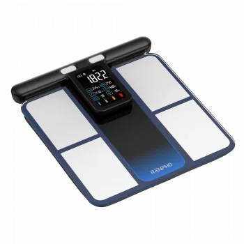 RENPHO MorphoScan MSC01 Ζυγαριά, Μαύρο/Ασημί, USB-C, Bluetooth