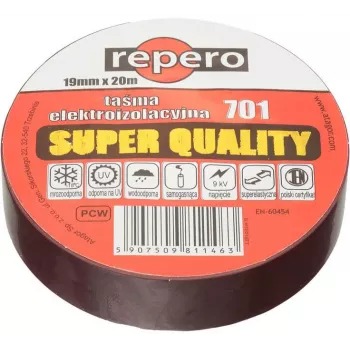 REPERO 701 Μονωτική Ταινία PVC Καφέ 19mm x 20m