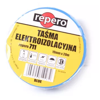 REPERO 711E μπλε μονωτική ταινία PVC 19mm x 20m