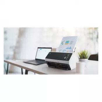Ricoh fi-8150 Σαρωτης εγγραφων διπλης οψης με 100 φυλλων ADF, 50 ppm/100 ipm, USB 3.2 & Gigabit Ethernet, 600 dpi, Clear Image Capture