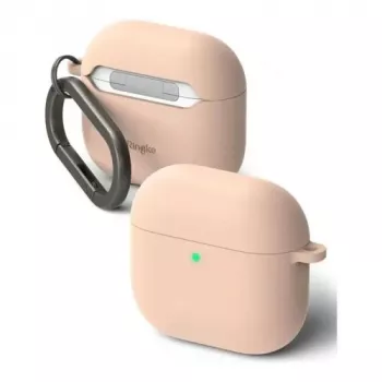 Ringke AirPods 4 θήκη σιλικόνης Pink Sand