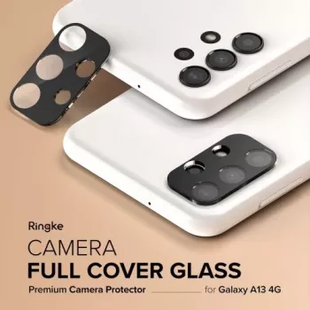 Ringke Galaxy A13 4G προστασία κάμερας Full Cover γυαλί (συσκευασία 3 τεμ.) μαύρο