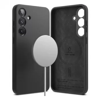 Ringke Galaxy S25 Plus Θήκη Σιλικόνης Magnetic Μαύρη