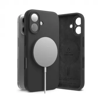 Ringke Θήκη iPhone 16 Σιλικόνη Magnetic Μαύρο