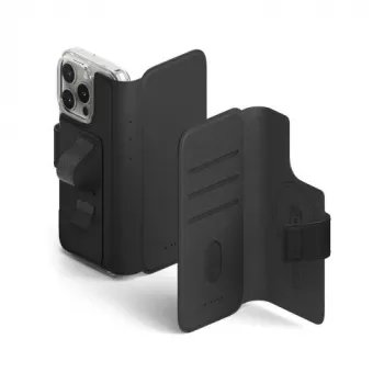 Ringke iPhone 16 Pro/16 Θήκη Folio Grip Wallet Μαγνητική Μαύρη
