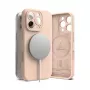 Ringke Θήκη iPhone 16 Pro Σιλικόνη Magnetic Ροζ άμμος
