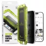 Ringke iPhone 17 Pro μεμβράνη προστασίας οθόνης Premium Easy Slide Privacy Tempered Glass 9H με βοήθημα τοποθέτησης (2 τεμ.) διαφανής