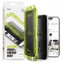 Ringke iPhone 17 Μεμβράνη προστασίας οθόνης Premium Easy Slide Privacy Tempered Glass 9H με βοήθημα τοποθέτησης (συσκευασία 2 τεμ.) Διαφανές