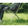 ROBENS Pilgrim Πτυσσόμενη καρέκλα κάμπινγκ 120 kg μαύρη/γκρι