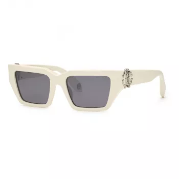Roberto Cavalli γυαλιά ηλίου SRC016M55847X unisex ορθογώνια μαύρο/γκρι 55/19/135 mm