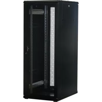 Rockstable 32U 19 ιντσών Rack Server με πόρτες mesh - Ελεύθερο πλαίσιο - 32U - 800 kg - κλειδαριά - ράγες τοποθέτησης - ρυθμιζόμενα πόδια (RS19-6832PP)