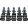 Rockstable Σετ βιδών με εξάγωνη κεφαλή M6 - Τοποθέτηση rack - Ασημί - 10 τεμ. (RS19-M612)