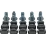 Rockstable Σετ βιδών με εξάγωνη κεφαλή M6 - Τοποθέτηση rack - Ασημί - 10 τεμ. (RS19-M612)