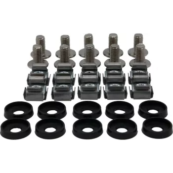 Rockstable M6 Σετ βιδών Phillips - τοποθέτηση σε rack - Ασημί - 10 τεμ. (RS19-M611)