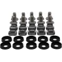 Rockstable M6 Σετ βιδών Phillips - τοποθέτηση σε rack - Ασημί - 10 τεμ. (RS19-M611)