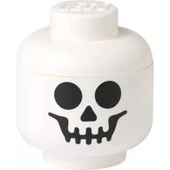 ROOM COPENHAGEN LEGO Storage Head Skeleton, Small (λευκό/μαύρο)