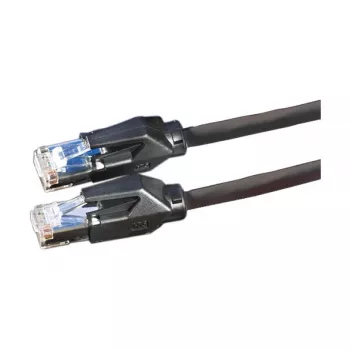 Rotronic-Secomp Dätwyler Cat.6 Class E S/FTP CU 7702 Flex LSOH Hirose TM21 Καλώδιο Patch, 3 m, Μαύρο
